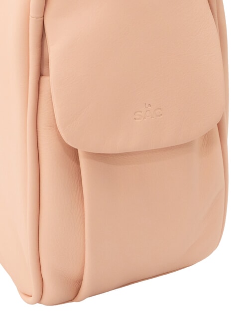 TRIO Rucksack aus Nappaleder Lachs - Damentaschen