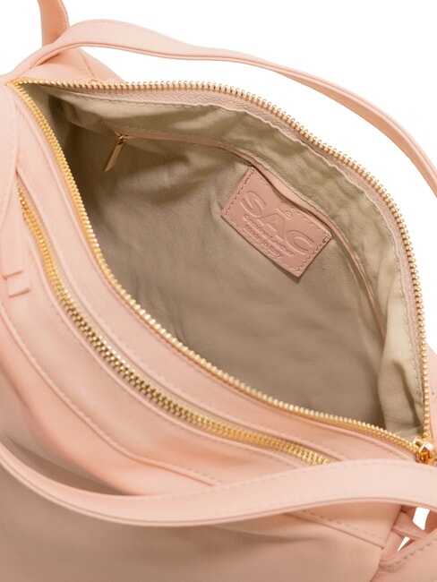 TRIO Rucksack aus Nappaleder Lachs - Damentaschen