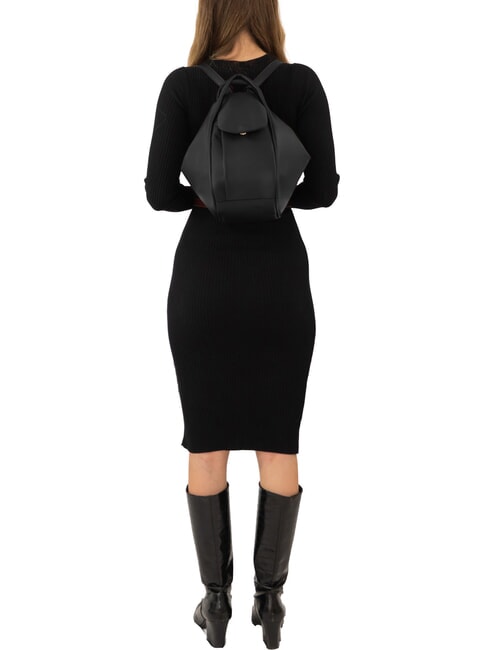 TRIO Rucksack aus Nappaleder Schwarz - Damentaschen