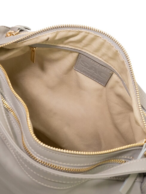 TRIO Rucksack aus Nappaleder grau - Damentaschen