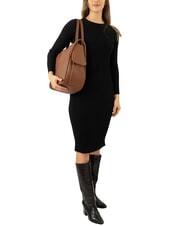 LESAC TRIO Rucksack aus Nappaleder Schokolade - Damentaschen - 4