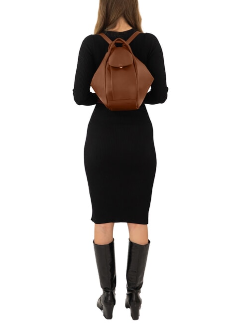 TRIO Rucksack aus Nappaleder Schokolade - Damentaschen