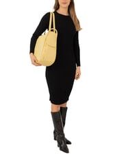 LESAC TRIO Rucksack aus Nappaleder Gelb - Damentaschen - 4