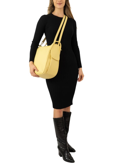 TRIO Rucksack aus Nappaleder Gelb - Damentaschen