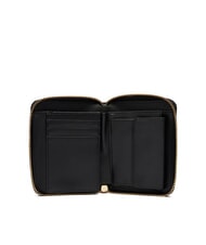 LOVE MOSCHINO EMBOSSED Mittelgro&szlig;e Geldb&ouml;rse mit Rei&szlig;verschluss Schwarz - Brieftaschen Damen - 2