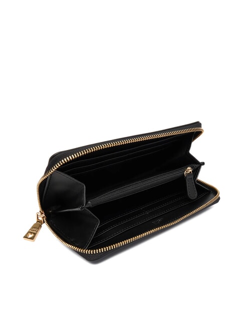 EMBOSSED Gro&szlig;e Geldb&ouml;rse mit Rei&szlig;verschluss Schwarz - Brieftaschen Damen