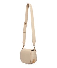 LOVE MOSCHINO GIANT Schultertasche mit Klappe Elfenbein - Damentaschen - 4