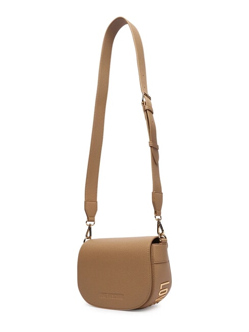 GIANT Schultertasche mit Klappe Beige - Damentaschen