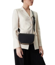 LOVE MOSCHINO GIANT Schultertasche mit Klappe Beige - Damentaschen - 7