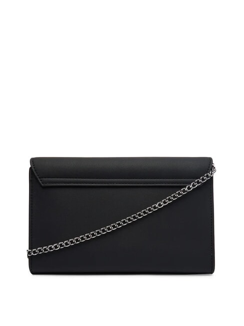 SMART DAILY Clutch mit Kettenschulterriemen schwarzer Lack - Damentaschen