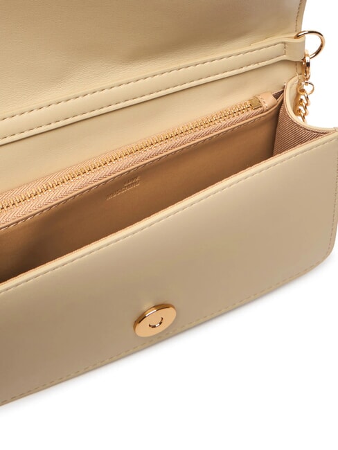 EMBOSSED Mini-Schultertasche aus Metall Butter - Brieftaschen Damen