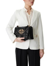 LOVE MOSCHINO EMBOSSED Aktentasche mit Schultergurt Schwarz - Damentaschen - 5