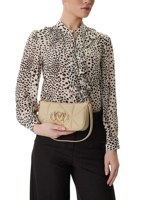 EMBOSSED Kleine Umh&auml;ngetasche Butter - Damentaschen