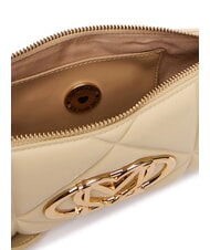 LOVE MOSCHINO EMBOSSED Kleine Umh&auml;ngetasche Butter - Damentaschen - 6