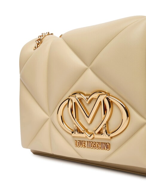 EMBOSSED Wandelbare Schultertasche Butter - Damentaschen