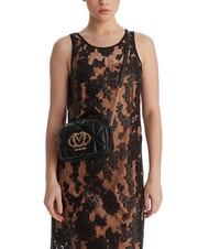LOVE MOSCHINO EMBOSSED Kameratasche Schwarz - Damentaschen - 5