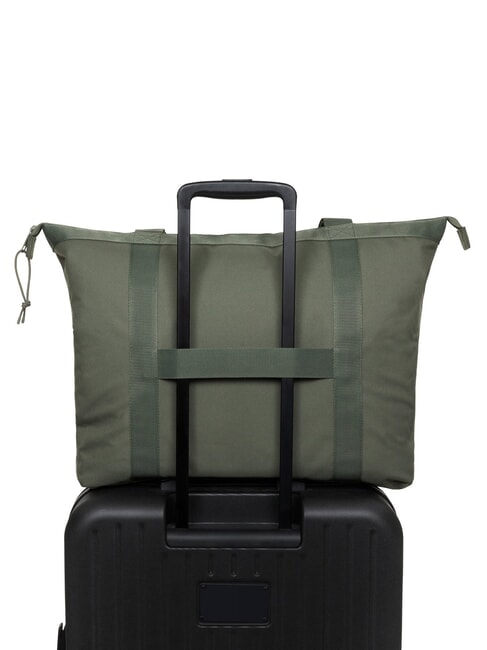 TRAVEL TOTE 16-Zoll-Laptoptasche einfarbiges Khaki - Damentaschen