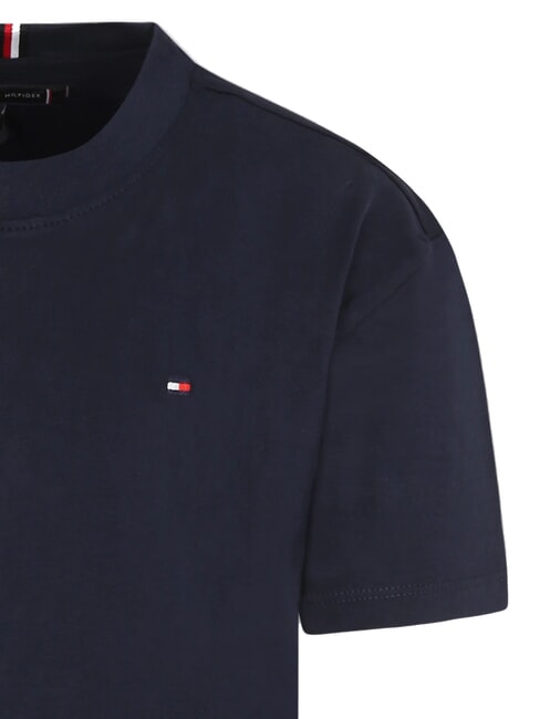 TH KIDS Kurzarm-T-Shirt mit lockerer Passform dunkle Nachtmarine - Kinder-T-Shirt