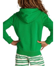 TOMMY HILFIGER TH KIDS Kinder-Sweatshirt mit durchgehendem Rei&szlig;verschluss strahlend gr&uuml;n - Sweatshirts Kinder - 2