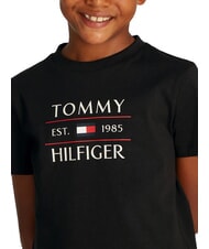 TOMMY HILFIGER TH KIDS T-Shirt mit gro&szlig;em Logodruck Schwarz - Kinder-T-Shirt - 3