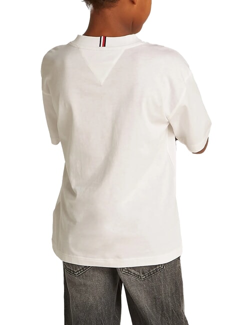 TH KIDS Kurzarm-T-Shirt mit lockerer Passform Wei&szlig; - Kinder-T-Shirt