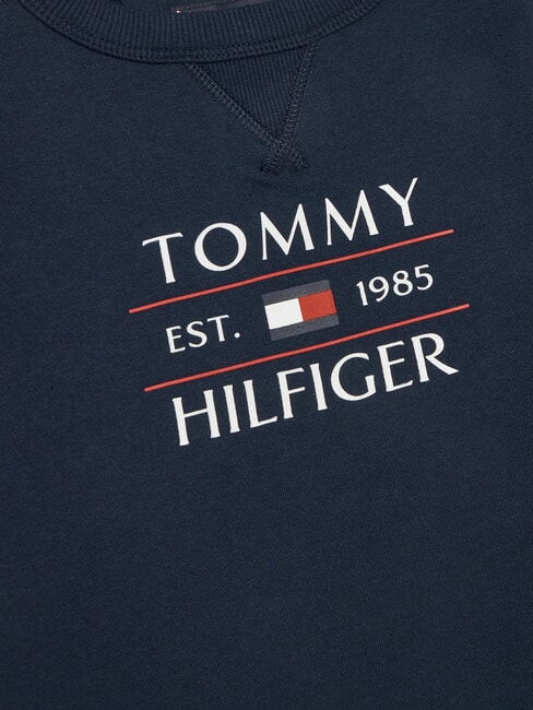TH KIDS Sweatshirt mit Rundhalsausschnitt und Aufdruck dunkle Nachtmarine - Sweatshirts Kinder