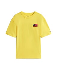 TOMMY HILFIGER TH KIDS Kurz&auml;rmeliges T-Shirt mit Flagge gelbe Sternfrucht - Kinder-T-Shirt - 5
