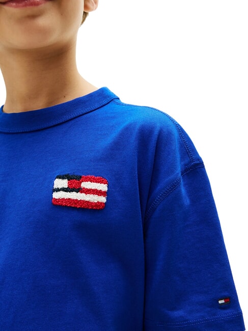 TH KIDS Kurz&auml;rmeliges T-Shirt mit Flagge Keilblau - Kinder-T-Shirt