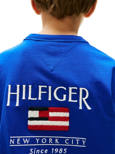 TH KIDS Kurz&auml;rmeliges T-Shirt mit Flagge Keilblau - Kinder-T-Shirt