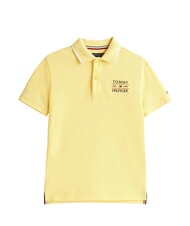 TOMMY HILFIGER TH KIDS Kurzarm-Poloshirt f&uuml;r Kinder Zitronengras - Kinder-T-Shirt - 5