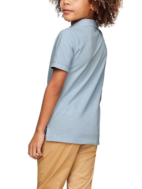 TH KIDS Kurz&auml;rmeliges Poloshirt aus Baumwolle luftiges Blau - Kinder-T-Shirt