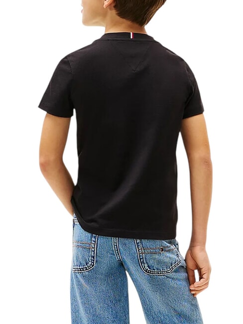 TH KIDS Kurz&auml;rmeliges T-Shirt mit Tasche Schwarz - Kinder-T-Shirt