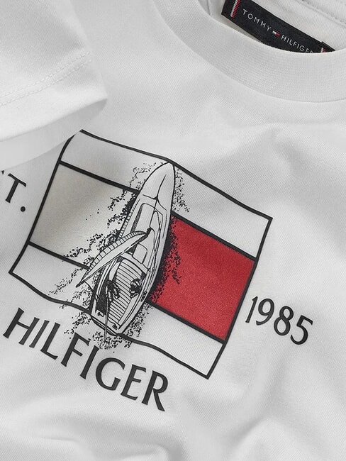 TH KIDS Kurz&auml;rmeliges T-Shirt mit Aufdruck Wei&szlig; - Kinder-T-Shirt