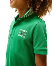 TOMMY HILFIGER TH KIDS Kurzarm-Poloshirt f&uuml;r Kinder strahlend gr&uuml;n - Kinder-T-Shirt - 2