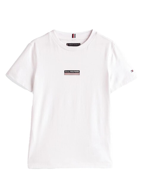 TH KIDS Kurz&auml;rmeliges T-Shirt mit Flagge Wei&szlig; - Kinder-T-Shirt
