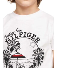 TOMMY HILFIGER TH KIDS Kurz&auml;rmeliges T-Shirt mit Aufdruck Wei&szlig; - Kinder-T-Shirt - 3