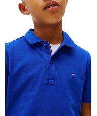 TOMMY HILFIGER TH KIDS Kurz&auml;rmeliges Poloshirt aus Baumwolle Keilblau - Kinder-T-Shirt - 3