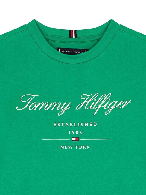 TH KIDS Kurzarm-T-Shirt f&uuml;r Kinder mit Aufdruck Olympic Green - Kinder-T-Shirt