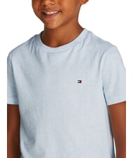 TOMMY HILFIGER TH KIDS Kurzarm-T-Shirt in regul&auml;rer Passform Eisblau - Kinder-T-Shirt - 3