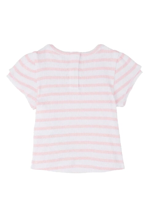 TH KIDS BABY Kurzarmhemd klassisches Rosa / Streifen - Strampler und Baby-Outfits