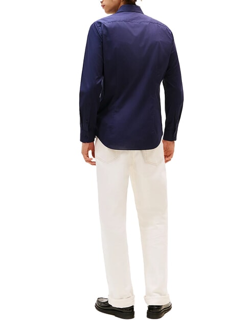 TH  Langarmhemd Marineblauer Blazer - Herrenhemden
