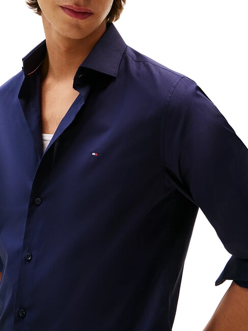 TH  Langarmhemd Marineblauer Blazer - Herrenhemden