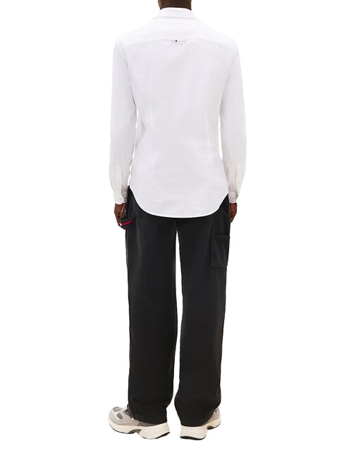 TH JEANS Flag Baumwollhemd Wei&szlig; - Herrenhemden