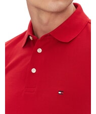TOMMY HILFIGER 1985  1985 Schmal geschnittenes Poloshirt Mittelrot - Herren-Polo-Shirts/Herren-Polo-Shirt/Herrenpoloshirt/Herrenpoloshirts - 3