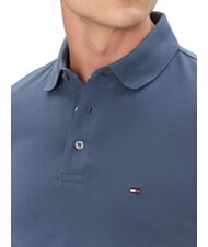 TOMMY HILFIGER 1985  1985 Schmal geschnittenes Poloshirt &Auml;g&auml;isches Meer - Herren-Polo-Shirts/Herren-Polo-Shirt/Herrenpoloshirt/Herrenpoloshirts - 3