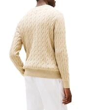 TOMMY HILFIGER TH  Pullover mit Rundhalsausschnitt Sandelholz - Herrenpullover - 2