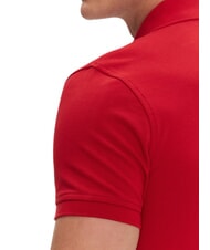 TOMMY HILFIGER 1985  1985 Schmal geschnittenes Poloshirt Mittelrot - Herren-Polo-Shirts/Herren-Polo-Shirt/Herrenpoloshirt/Herrenpoloshirts - 4