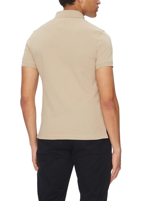 1985  1985 Schmal geschnittenes Poloshirt Sandelholz - Herren-Polo-Shirts/Herren-Polo-Shirt/Herrenpoloshirt/Herrenpoloshirts