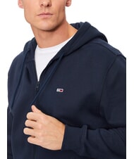 TOMMY HILFIGER TH JEANS Sweatshirt mit Rei&szlig;verschluss dunkle Nachtmarine - Sweatshirts Herren - 3
