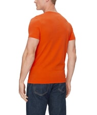 TOMMY HILFIGER  Stretch-T-Shirt f&uuml;r Herren leuchtendes Orange - Herren-T-Shirts - 2